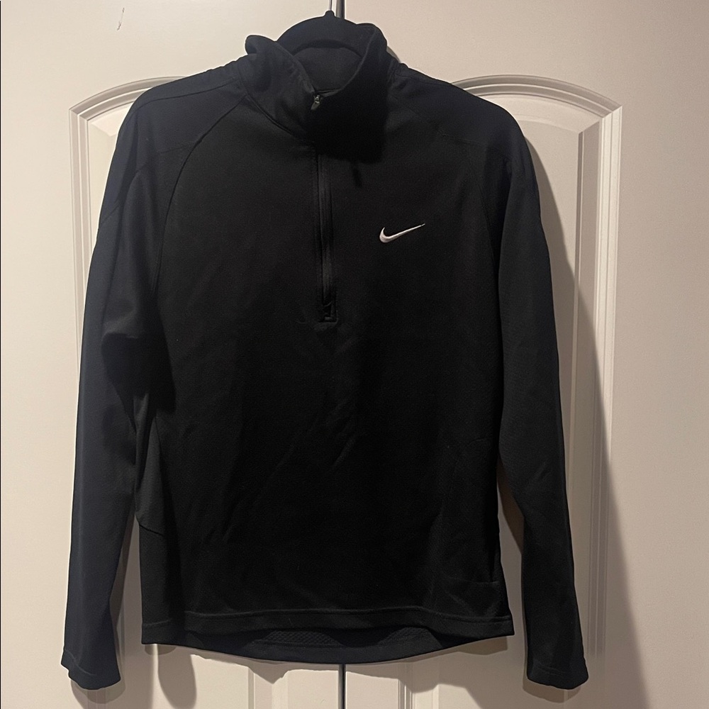 Nike Fit Dry Black Half-Zip Pullover